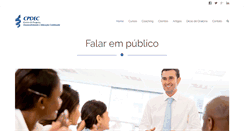 Desktop Screenshot of falarempublico.com.br