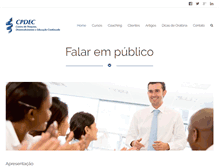 Tablet Screenshot of falarempublico.com.br